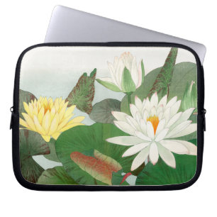 Nymphaea lotus, japanischer Holzschnitt, 1917 Laptopschutzhülle