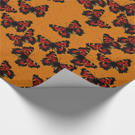 Nymphalis xanthomelas geschenkpapier (Ecke)