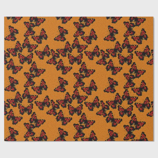 Nymphalis xanthomelas geschenkpapier (Flach)