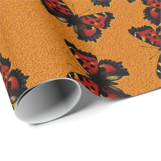 Nymphalis xanthomelas geschenkpapier (Rolleneckpunkt)