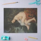 Nymphe überrascht von Edouard Manet Seidenpapier (Basteln)