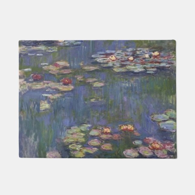 Nymphéas Claude Monet Fußmatte (Vorderseite)