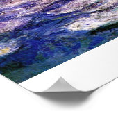 Nympheas in Giverny von Claude Monet Poster (Ecke)