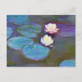 Nympheas von Claude Monet Postkarte (Vorderseite)