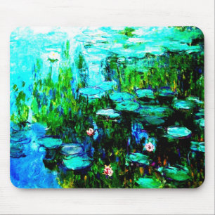 Nympheas Wasser-Lilien Monet Mousepad