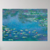 Nymphéas - Water Lilies von Claude Monet Poster (Vorne)