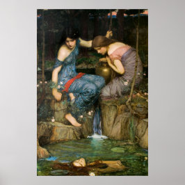 Nymphen Finding the Head of Orpheus - 1900 Poster