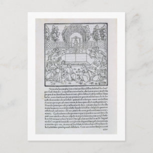 Nymphen mit der Lover of Polia, Illustration aus Postkarte