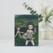 "Nymphen sammeln Berries" Postkarte (Stehend Vorderseite)