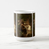 Nymphen und Satyr durch William-Adolphe Bouguereau Kaffeetasse (Mittel)