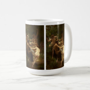 Nymphen und Satyr durch William-Adolphe Bouguereau Kaffeetasse