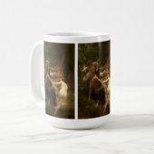 Nymphen und Satyr durch William-Adolphe Bouguereau Kaffeetasse (Vorderseite Links)
