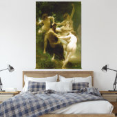 Nymphen und Satyr (Nymphes et Satires) (1873) Leinwanddruck (Insitu (Schlafzimmer))