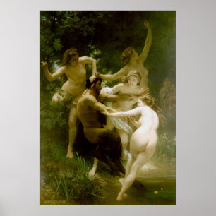 Nymphen und Satyr (Nymphes et Satires) (1873) Poster