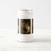 Nymphen und Satyr von William-Adolphe Bouguereau Bierglas (Mittel)