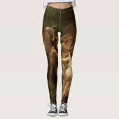 Nymphen und Satyr von William-Adolphe Bouguereau Leggings (Vorderseite)
