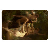 Nymphen und Satyr von William-Adolphe Bouguereau Magnet (Horizontal)