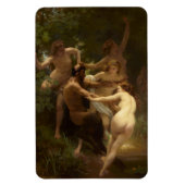 Nymphen und Satyr von William-Adolphe Bouguereau Magnet (Vertikal)