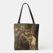 Nymphen und Satyr von William-Adolphe Bouguereau Tasche (Rückseite)