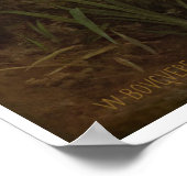 Nymphen und Satyr William-Adolphe Bouguereau Poster (Ecke)