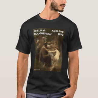 Nymphen und Satyr William Adolphe Bouguereau T-Shirt
