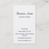 Nymphen und Satyr, William-Adolphe Bouguereau Visitenkarte (Rückseite)