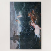 Nymphen und Satyrs Schwimmen in den Wellen Puzzle (Vertikal)