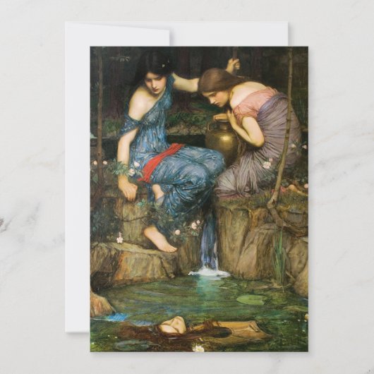 Nymphen zur Suche nach dem Leiter der Orpheus-Einl Einladung (Vorderseite)