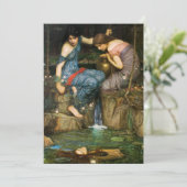 Nymphen zur Suche nach dem Leiter der Orpheus-Einl Einladung (Stehend Vorderseite)