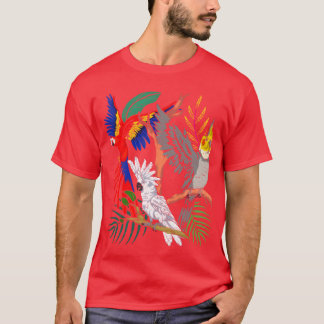 Nymphensittich Kakadu Vogel Tier Geschenk Papagei T-Shirt
