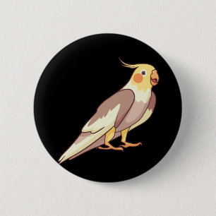 Nymphensittich Vogel Papagei Button