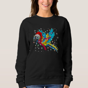 Nymphensittich Weihnachtsmann Kakadu Papagei Weihn Sweatshirt
