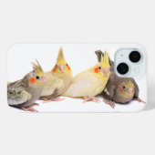 Nymphensittiche Case-Mate iPhone Hülle (Rückseite (Horizontal))