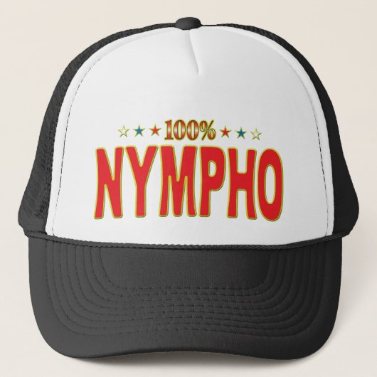 Nympho-Stern-Umbau Truckerkappe (Vorderseite)