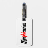 Nymphomanisch Gepäckanhänger (Rückseite vertikal)