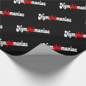 Nymphomanisch Geschenkpapier (Ecke)