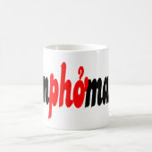 Nymphomanisch Kaffeetasse (Mittel)