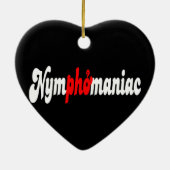 Nymphomanisch Keramik Ornament (Hinten)