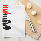 Nymphomanisch Küchentuch (Viertel Falte)