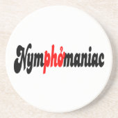 Nymphomanisch Sandstein Untersetzer (Vorne)