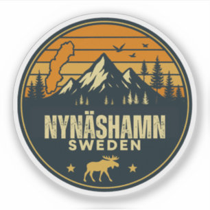 Nynäshamn, Schweden Sverige Aufkleber