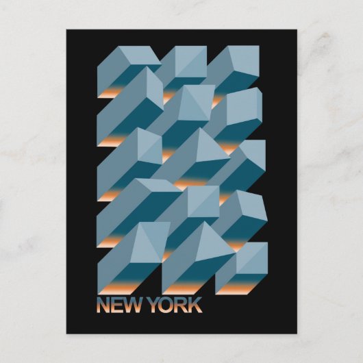 NYNY Broadway Post Card Postkarte (Vorderseite)