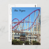Nyny Vegas Untersetzer Postkarte (Vorne/Hinten)