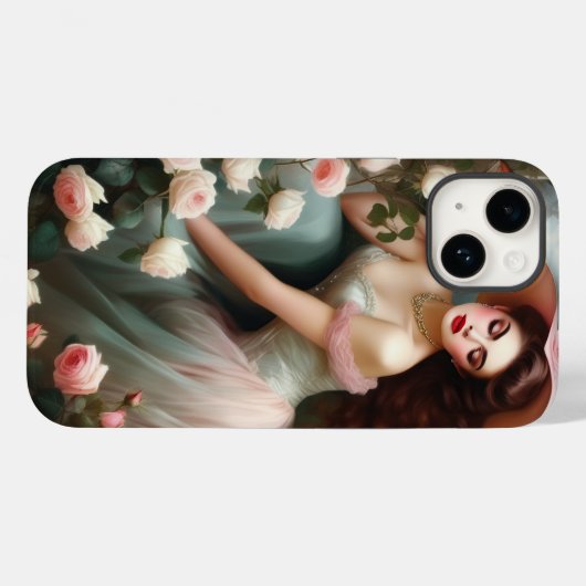 Nyra A Viktorianische Frau Case-Mate iPhone Hülle (Rückseite (Horizontal))