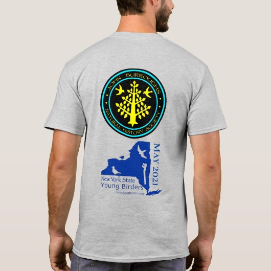 NYS Young Vogelbeobachters Club T - Shirt (Men's) (Rückseite)