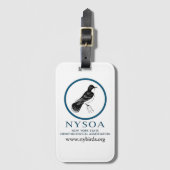 NYSOA Gepäckmarke Gepäckanhänger (Vorderseite Vertikal)