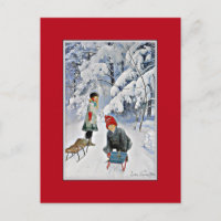 Nystrom - Kinder im Schnee, 1910