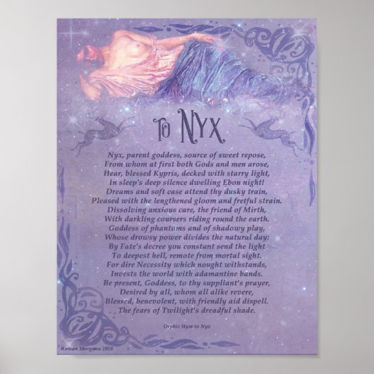 NYX - ANWEISUNG VON GEGENSEITIGEN POSTER (Vorne)