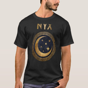 Nyx griechische Göttin des nächtlichen antiken Sym T-Shirt