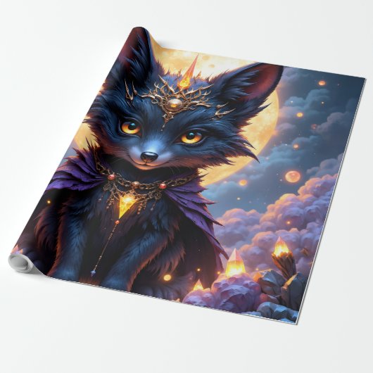 Nyx – Wächter des Mondlichts.  Geschenkpapier (Ungerollt)